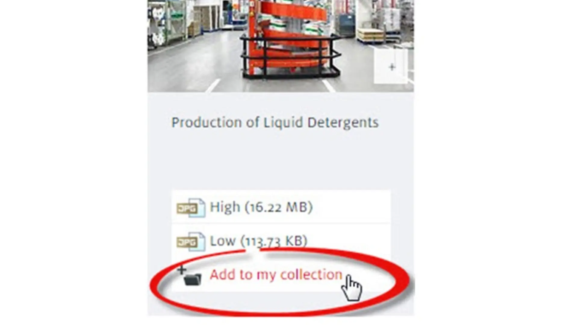 Add to my collection