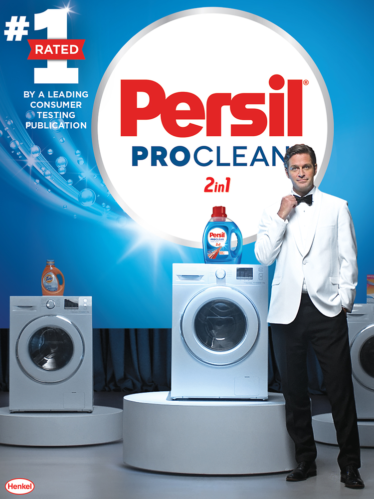 Persil’s Super Bowl® spot featured the stain-fighting Super Hero, “The Professional.”
