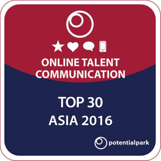 Potentialpark’s Online Talent Communication Asia 2016: Henkel among the top 30 companies