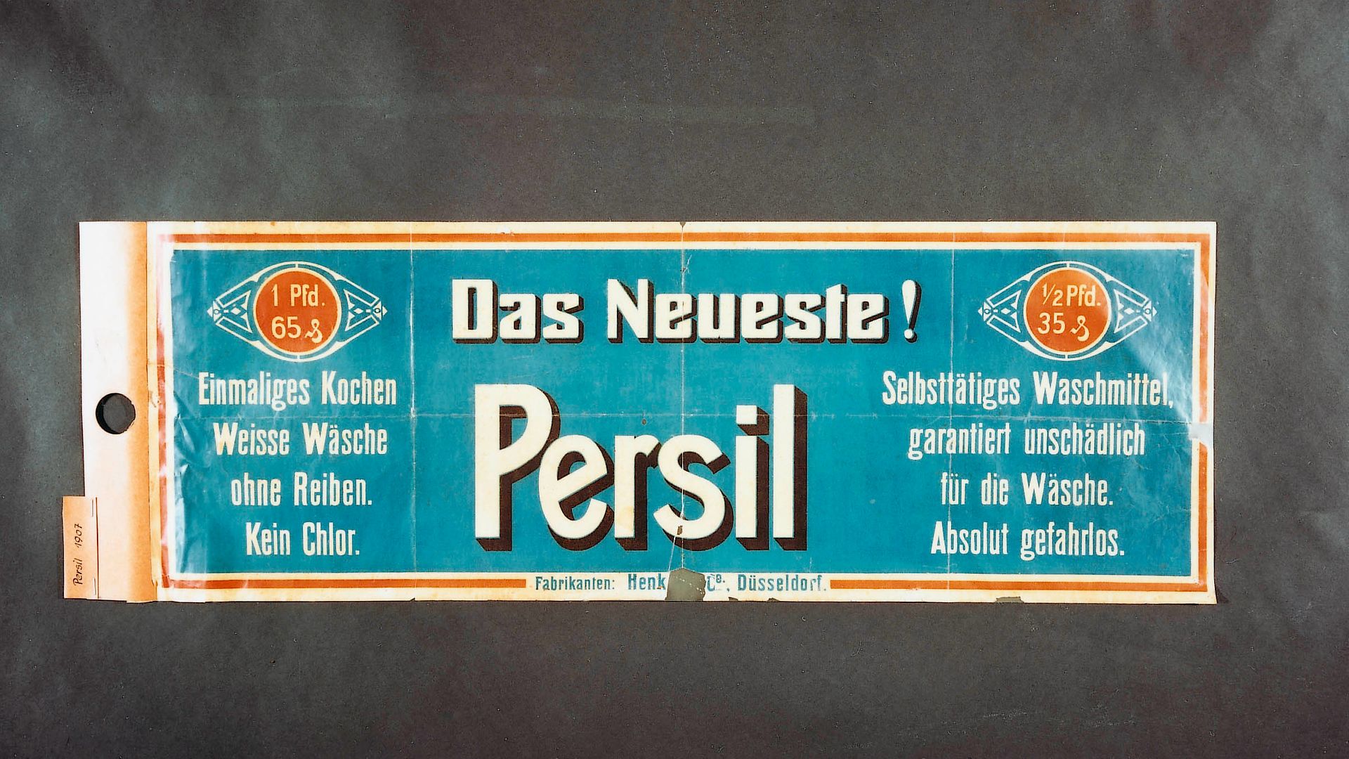1907: advertisements of Persil