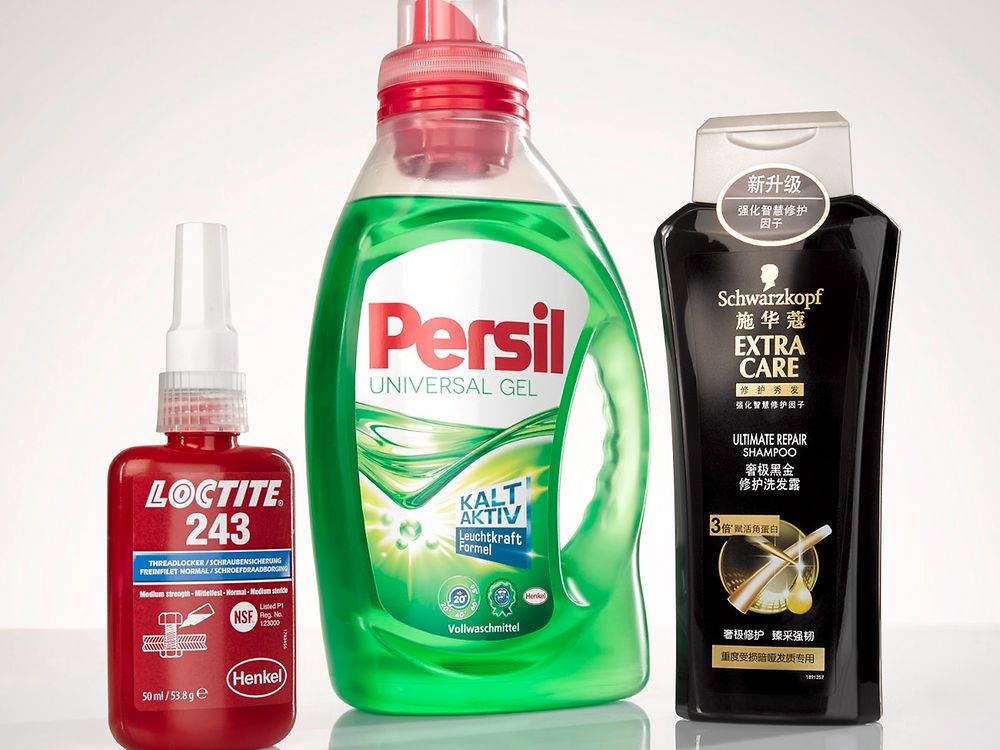 Henkel’s top three brands – Persil, Schwarzkopf and Loctite
