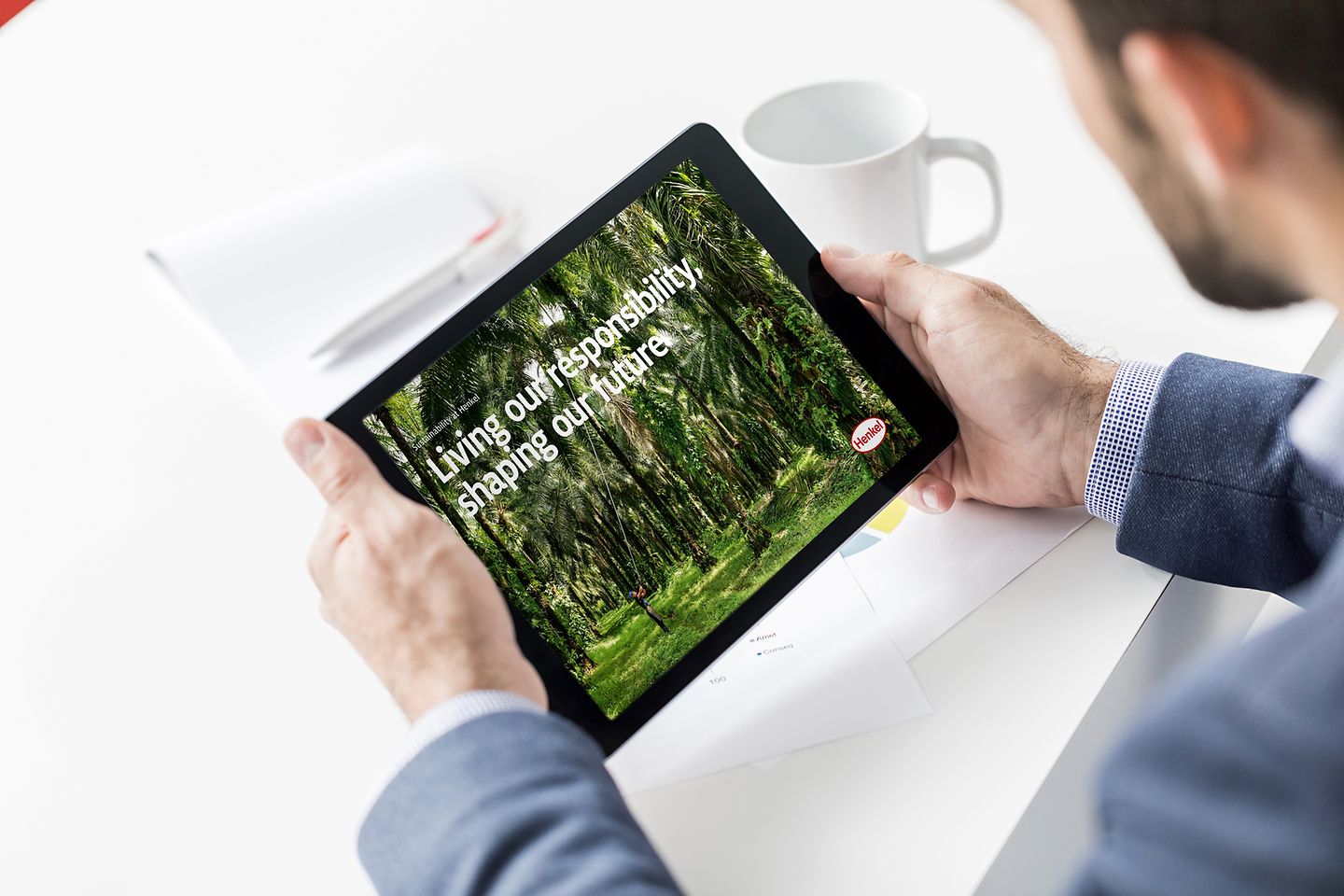 person-sustainability-tablet