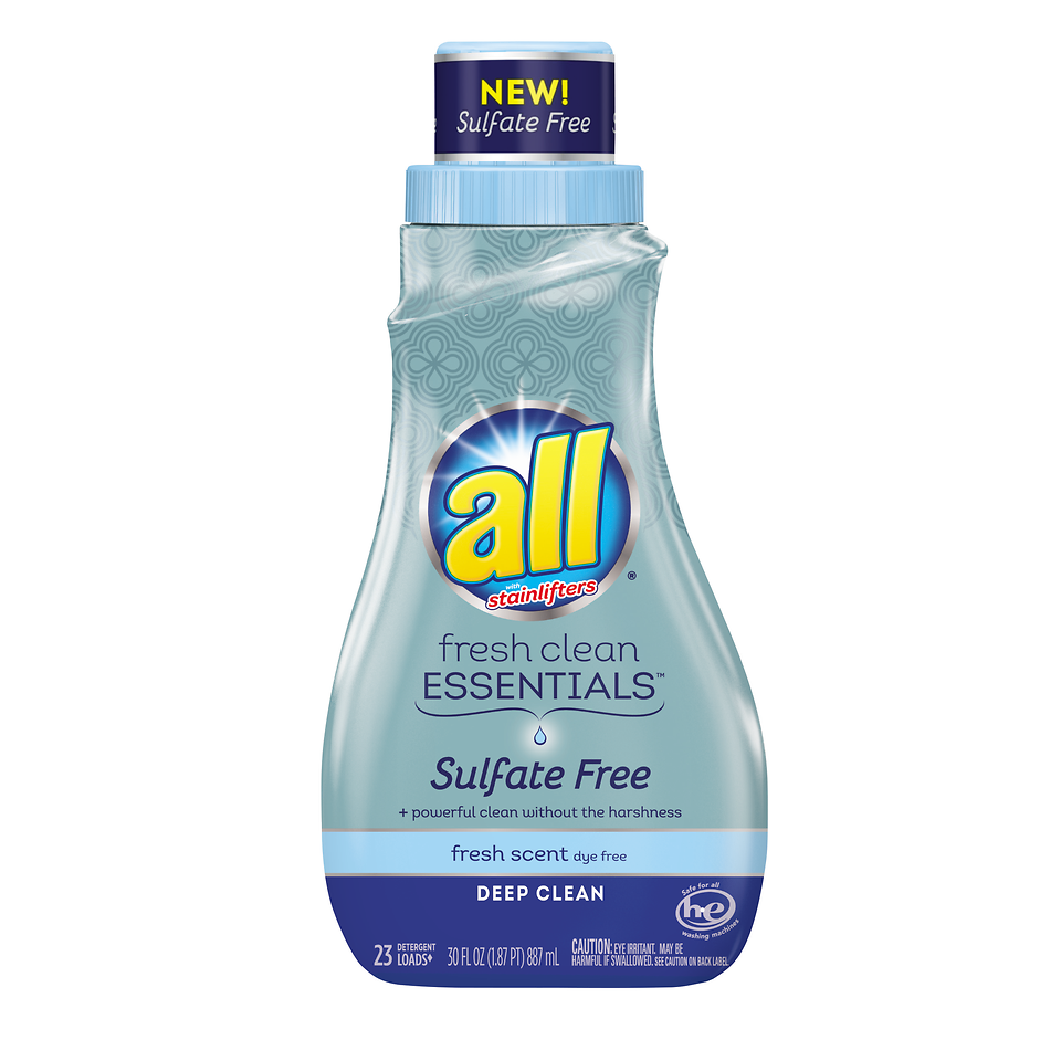 all® fresh clean ESSENTIALS® delivers a powerful clean without harshness.