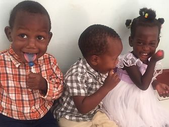 children in the Sonrise Children’s Home in Uganda