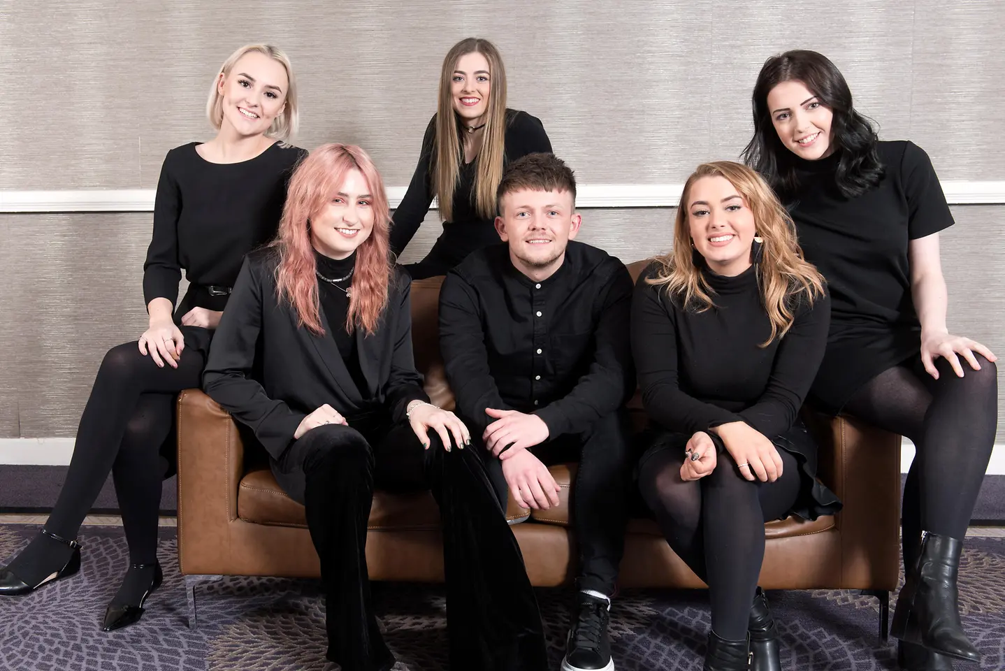 From L-R: Hannah McGrath, Misha McLean, Chloe Hunter, Joe Mauahan, Keely Passmore and Fabia Bruce.