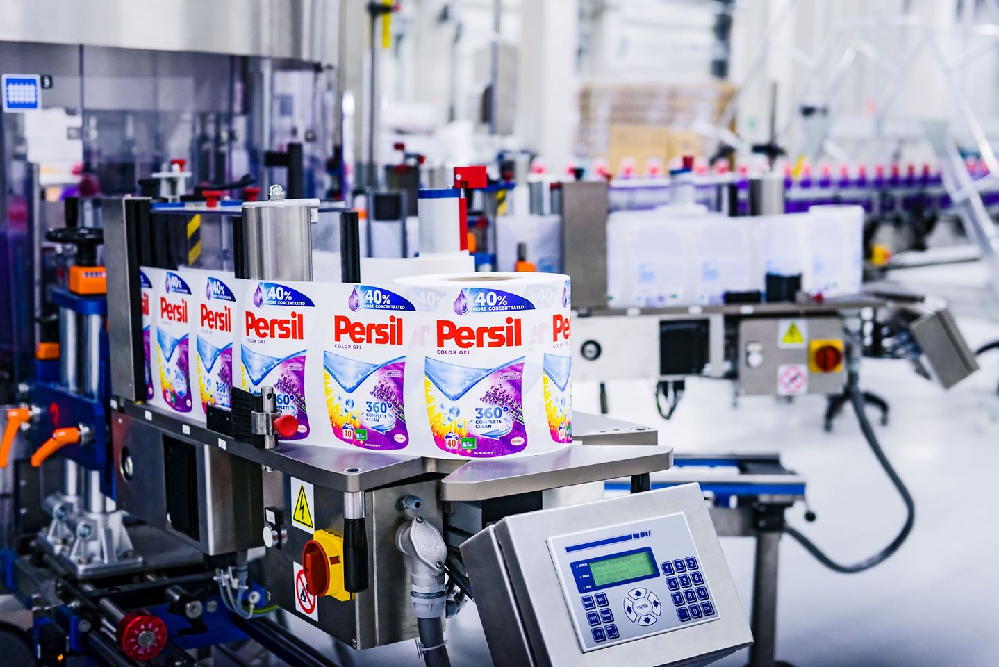 The new production line is an answer to the growing demand for gel detergents