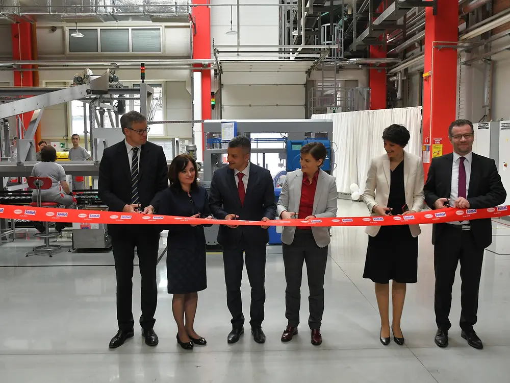 Henkel has opened a new Somat factory in Serbia