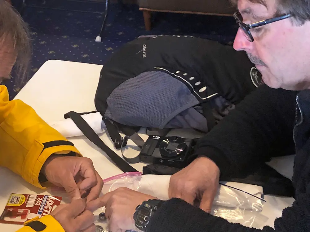 Perkins provided training to the ship’s engineers on the use of LOCTITE® products in applications covering threadlocking, sealing, gasketing and retaining compounds.