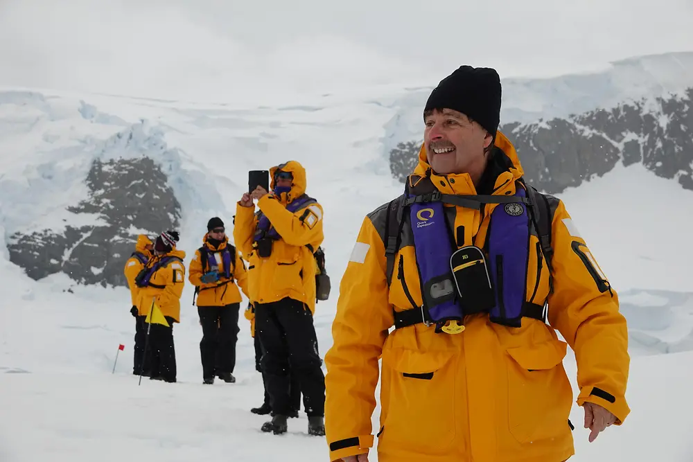 Hiking in Antarctica during January, the peak of the continent’s summer, provided 24 hours of daylight and average temperatures of 25 degrees Fahrenheit.
