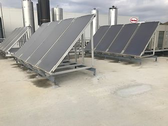 Solar Water Heating System_Anatolia-Production- Climate Positive-background
