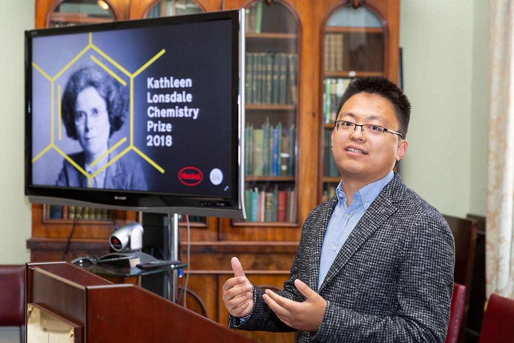 Royal Irish Academy’s Kathleen Lonsdale Award winner, Dr Xinxin Xiao