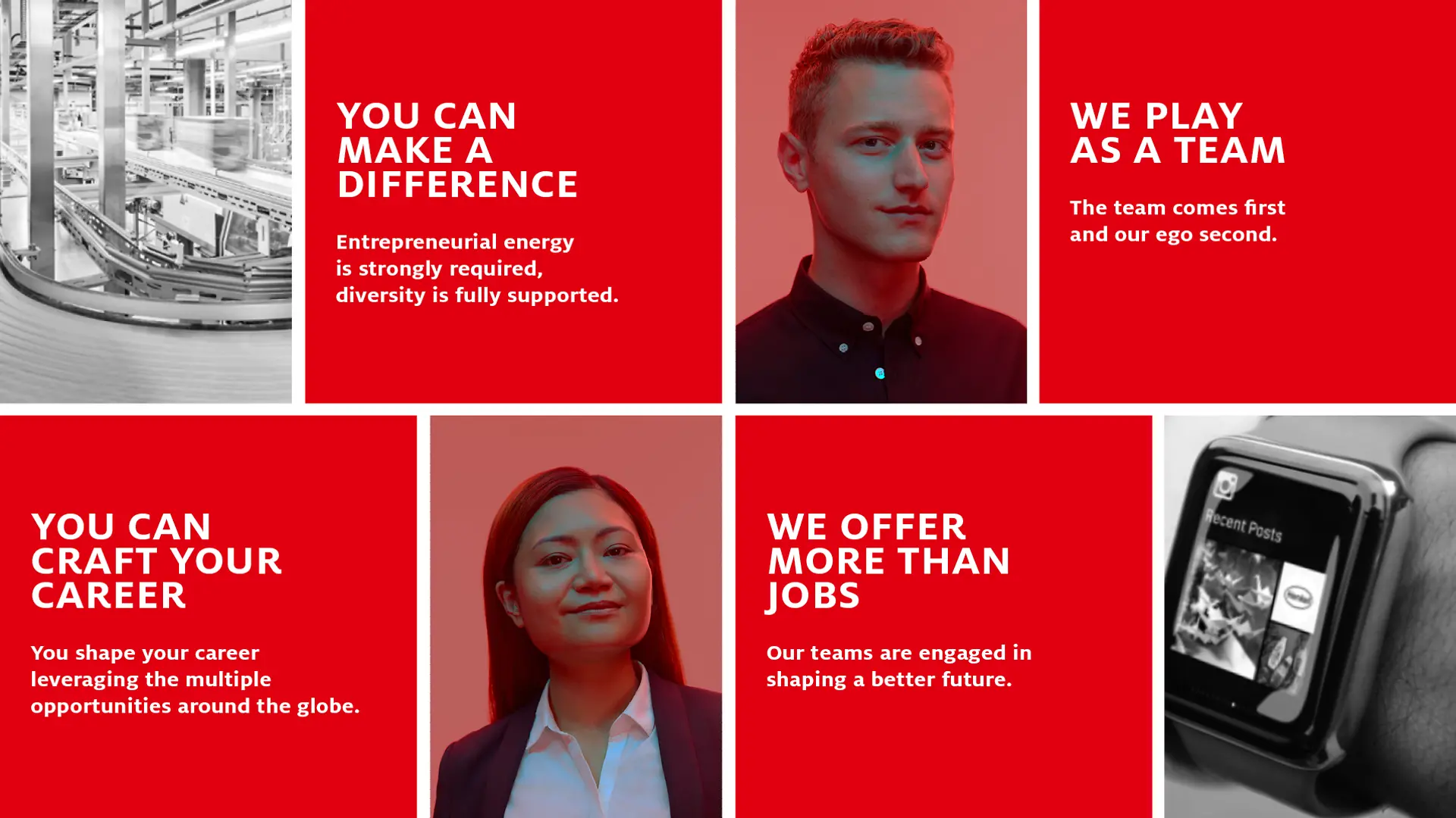 The campaign focuses on Henkel’s value as an employer.
